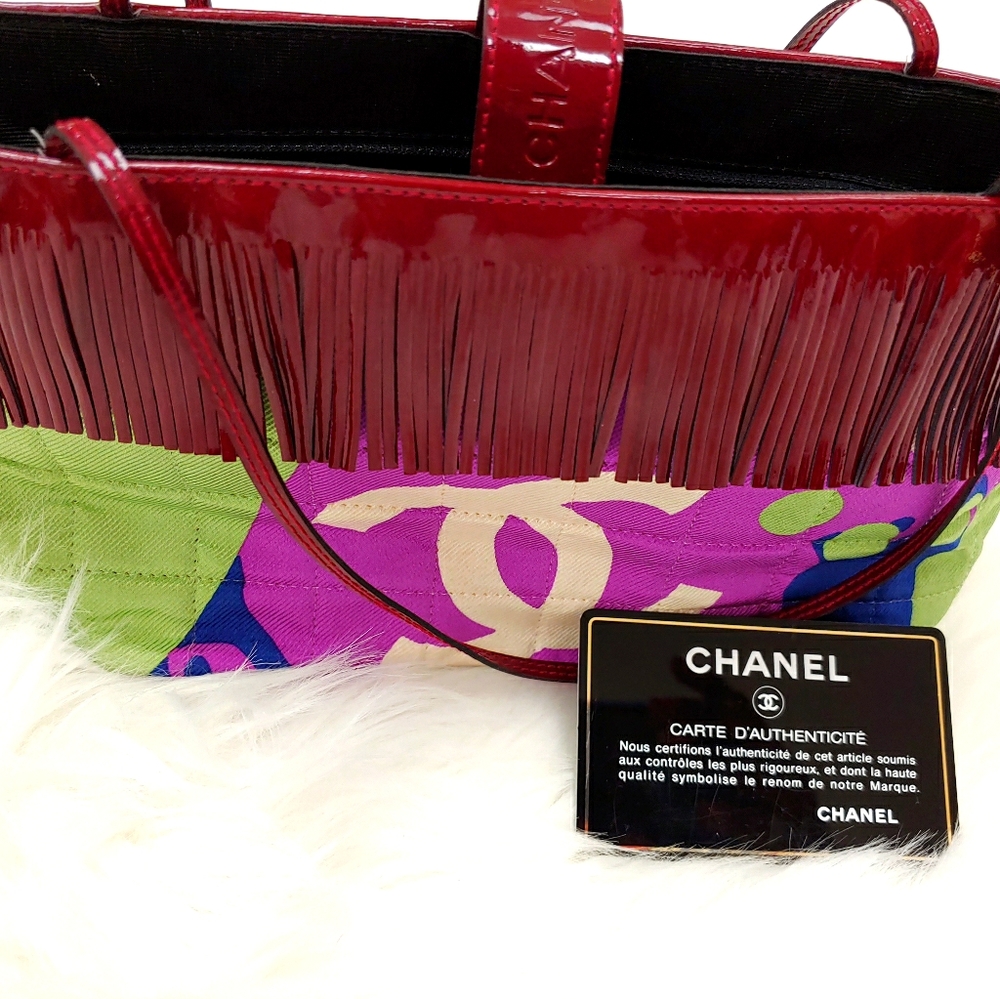 Beautiful multicolor Chanel baguette
